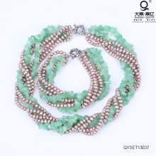 Perles Collier et bracelet Ensemble de bijoux en perles